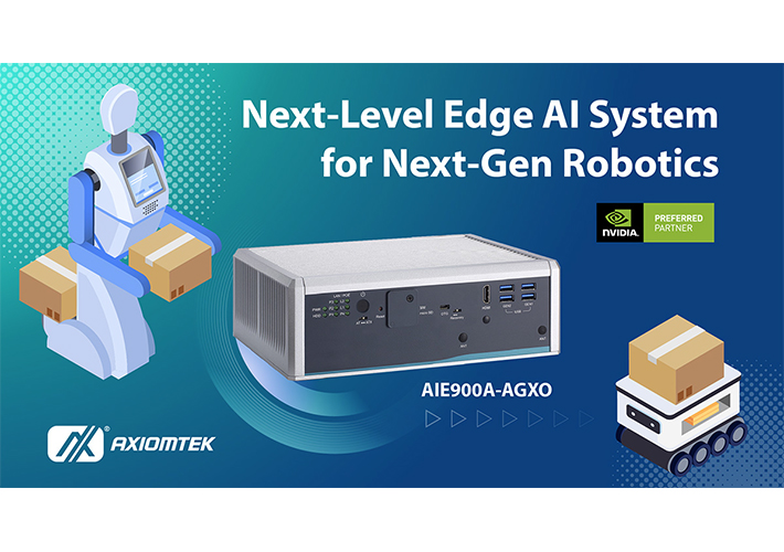 foto Sistema edge AI con la plataforma NVIDIA Jetson AGX Orin para máquinas autónomas.